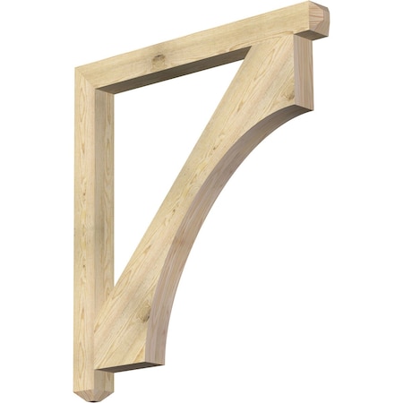 Westlake Craftsman Rough Sawn Bracket, Douglas Fir, 4W X 44D X 48H